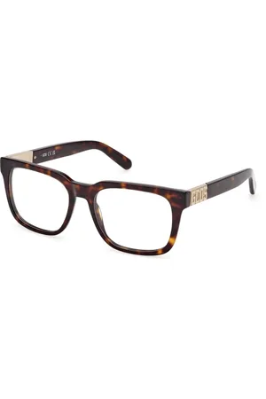 GCDS Tilbehør, unisex, Brun, 53 MM, Uld, Stilfulde Briller i Farve 052