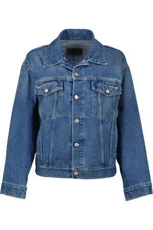Maison Margiela Jakke, Dame, Blå, XS, Denim, Denim jakke Efterår-Vinter 2024 Kvinder