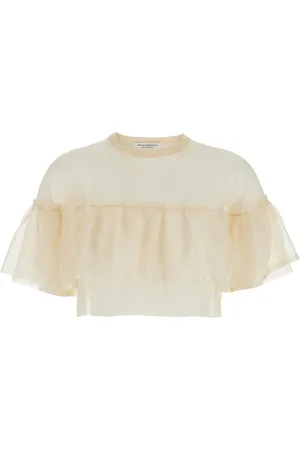 Serafini Bluser & Skjorter, Dame, , S, Crewneck Ruffle Sweater