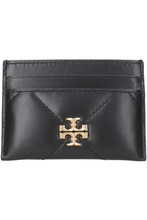 Tory Burch Tilbehør, Dame, Sort, ONE SIZE, Læder, Sort Nappa Læder Kortholder