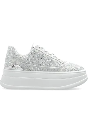 Michael Kors Sko, Dame, Grå, 39 EU, Uld, Platform sneakers Hayes