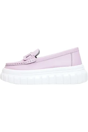 CESARE GASPARI Sko, Dame, Lyserød, 37 EU, Læder, Læder Urban Platform Loafers