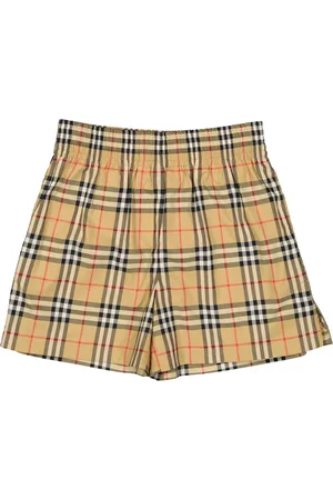 Burberry Shorts, Dame, Flerfarvet, 3XS, Bomuld, Vintage Check Flared Shorts