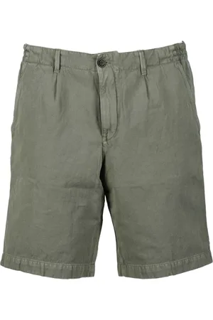 Briglia 1949 Shorts, Herre, Grøn, L, Bomuld, Linned Bomuld Bermuda Shorts