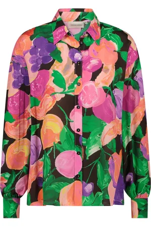 Fabienne Chapot Bluser & Skjorter, Dame, Flerfarvet, 2XL, Denim, Anouk Blouse