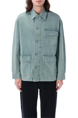 Emporio Armani Jakke, Herre, Blå, S, Bomuld, Blå ASV Vintage-Look Komfort Jakke