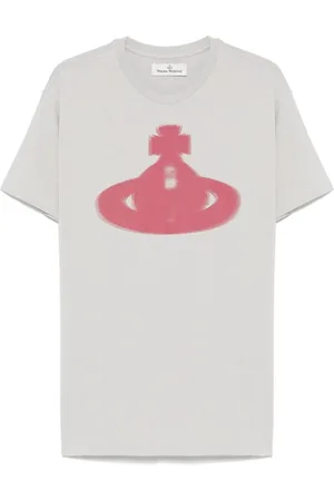 Vivienne Westwood Top, Herre, Grå, XL, Grå Crew Neck T-shirts og Polos