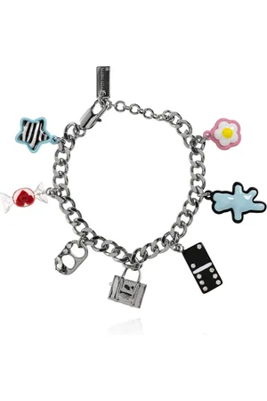 Marc Jacobs Tilbehør, Dame, Flerfarvet, ONE SIZE, Tyl, Armbånd med farverige charms