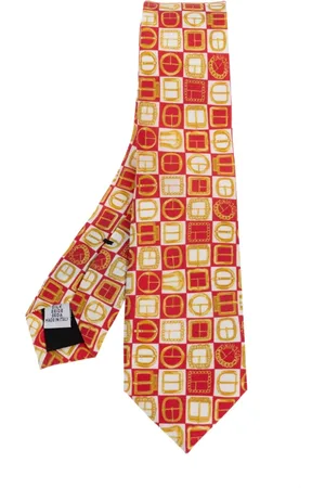 Moschino Tilbehør, Herre, Rød, ONE SIZE, Uld, Silkeslips