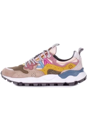 Flower Mountain Sko, Dame, Flerfarvet, 40 EU, Brun Ruskind Sneakers Gummisål