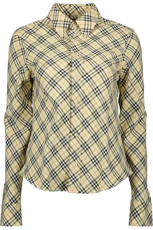 Burberry Bluser & Skjorter, Dame, , XS, Bomuld, Vintage Gingham Skjorte til Kvinder