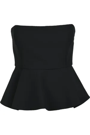 Pinko Top, Dame, Sort, 2XS, Polyester, Elegant Top med Polyester og Elastan