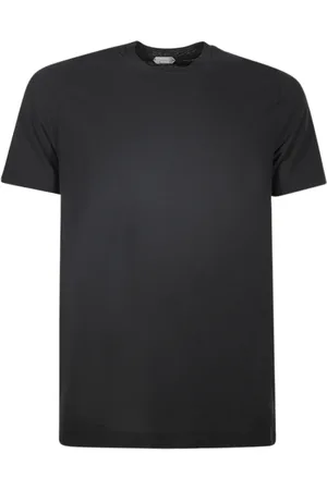 ZANONE Top, Herre, Sort, L, Bomuld, T-shirts