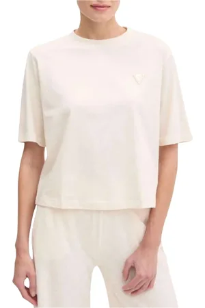 Guess Top, Dame, Hvid, S, Bomuld, Hvid Box T-shirt til kvinder