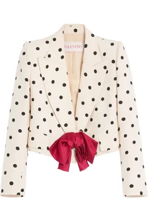 VALENTINO Jakke, Dame, , S, Polka Dot Jakke Knappelukning
