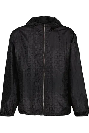 Givenchy Jakke, Herre, Sort, XL, Uld, 4G Windbreaker Efterår-Vinter 2024 Herre Kollektion