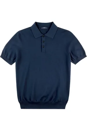 FAY Top, Herre, Blå, M, Uld, Stilfulde T-shirts og Polos Kollektion