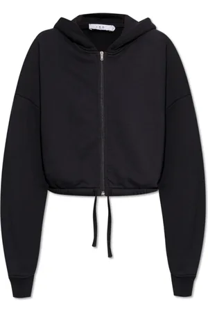 IRO Sweathshirts & Hoodies, Dame, Sort, XS, Bomuld, Kort hættetrøje 