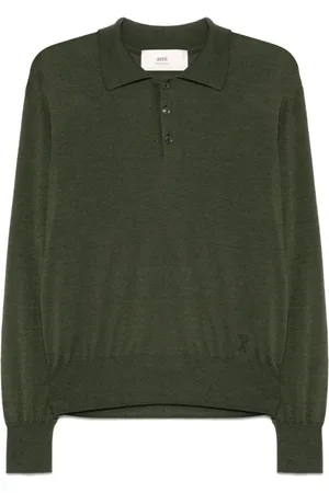 Ami Top, Herre, Grøn, XL, Grøn Ribbet T-shirts og Polos