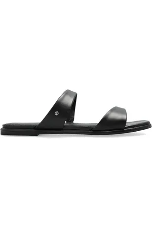 Michael Kors Sko, Dame, Sort, 40 EU, Læder, Jaida Slides