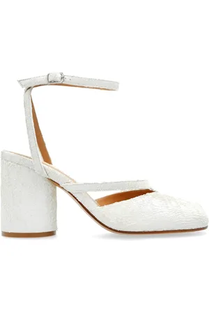 Maison Margiela Sko, Dame, Hvid, 41 EU, Læder, Hælede sko