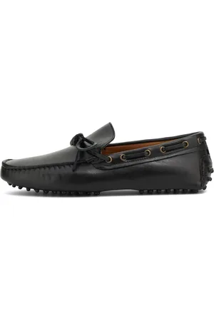 Boggi Milano Sko, Herre, Sort, 43 EU, Læder, Wind Læder Loafers