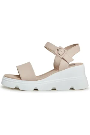 CESARE GASPARI Sko, Dame, , 39 EU, Læder, Urban Læder Plateau Sandaler