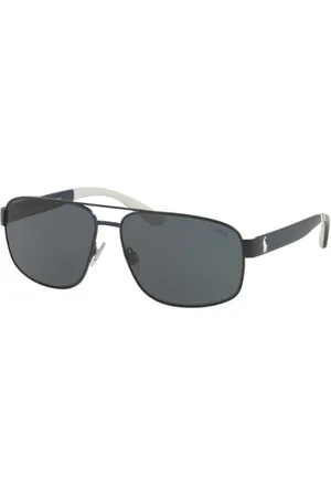 Ralph Lauren Tilbehør, Herre, Blå, 62 MM, Matteavy Solbriller Ph3112 930387