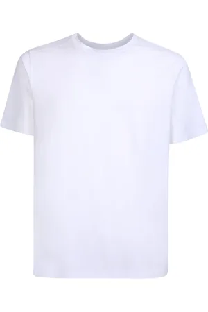 HERNO Top, Herre, Hvid, M, Bomuld, Hvid Crew Neck T-Shirt til Mænd