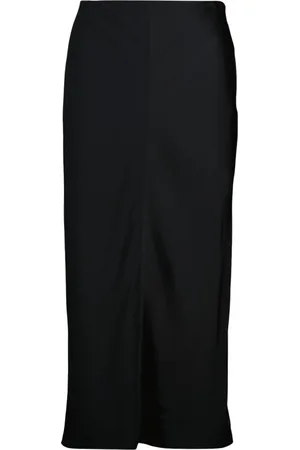 Ami Nederdel, Dame, Sort, S, Sort Midi Straight Nederdel