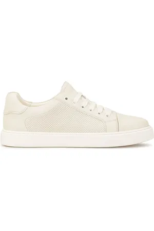 Kazar Sko, Herre, Hvid, 44 EU, Uld, Komfortable herresneakers med perforeret overdel