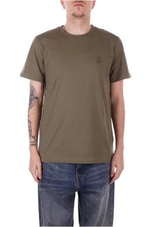 Dondup Top, Herre, Grøn, L, Bomuld, Militærstil T-shirts og Polos