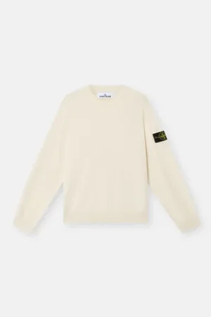 Stone Island Strik, Herre, , XL, Bomuld, Blød Bomuld Rund Hals Sweater