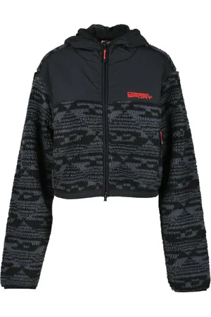 Diesel Jakke, Dame, Sort, M, Polyester, Sporty Polyester Jakke