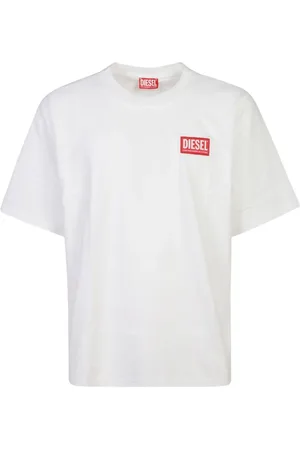 Diesel Top, Herre, Hvid, M, Uld, Stilfulde Denim Jeans Kollektion