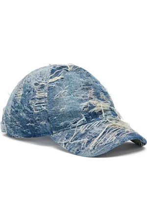 Diesel Tilbehør, Herre, Blå, S, Denim, Denim Slidte Huer Indigo Blå