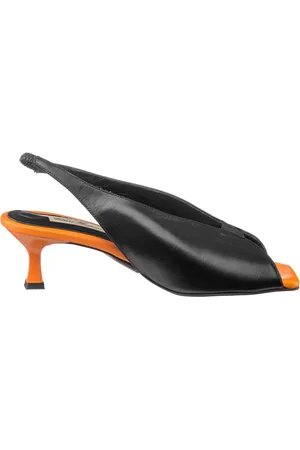CESARE GASPARI Sko, Dame, Sort, 37 EU, Slingback Sandaler