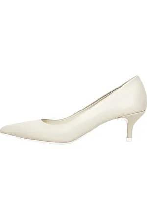 CESARE GASPARI Sko, Dame, Hvid, 39 EU, Elegant Luxe Pumps - Off