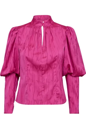 Co`Couture Bluser & Skjorter, Dame, Lyserød, XL, Uld, Åben Ryg Bluse Top