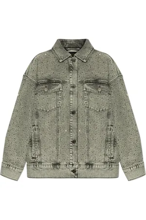 Gestuz Jakke, Dame, Grå, XS/S, Denim, Denim jakke
