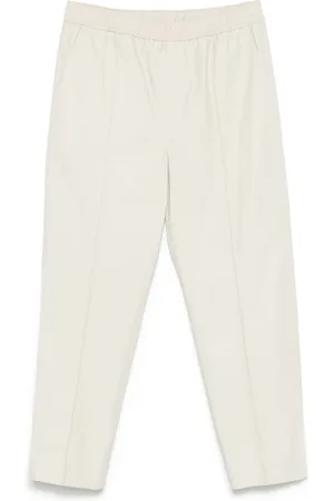 Lanvin Bukser, Herre, Hvid, S, Beige Snøret Bukser