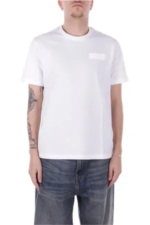 Paul & Shark Top, Herre, Hvid, M, Bomuld, Yachting Logo Hvid T-shirts og Polos