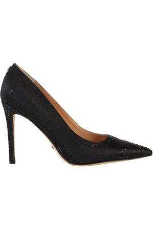 Guess Sko, Dame, Sort, 37 EU, Læder, Stunning Strass Stiletto Pumps
