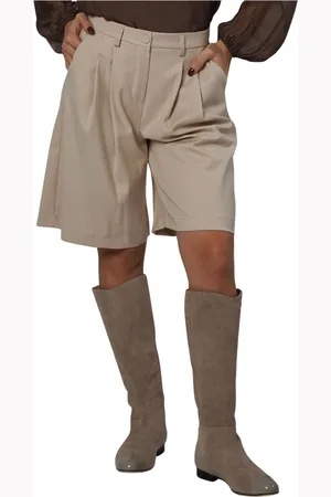 H2O Shorts, Dame, , 2XL, Højtaljet alsidig Bermuda i stof