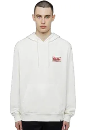 Dickies Sweathshirts & Hoodies, Herre, Hvid, XL, Uld, Stilfulde Sweaters Samling