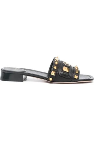 VALENTINO GARAVANI Sko, Dame, Sort, 36 EU, Sorte Sandaler Gipsstøbning Slide