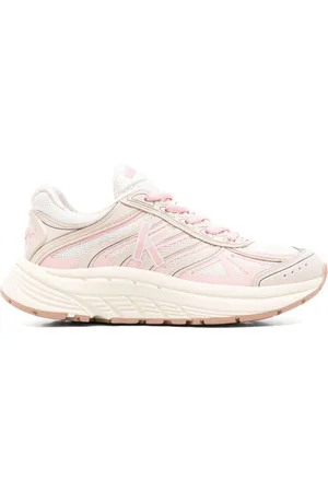 Kenzo Sko, Dame, Lyserød, 40 EU, Lyserøde Chunky Sneakers med Mesh-detalje