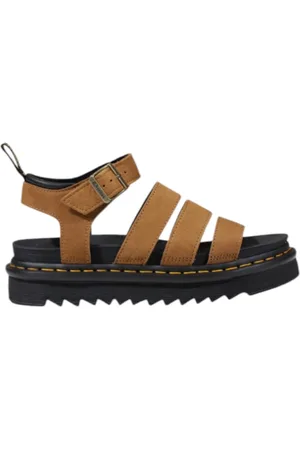 Dr. Martens Sko, Dame, , 36 EU, Læder, Tumbled Nubuck Damesandaler