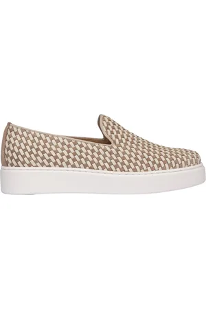 Exton Sko, Herre, , 42 EU, Læder, Vævet Slip-On Sneaker