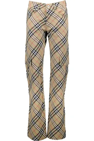 Burberry Bukser, Dame, , 2XS, Linned, Vintage Check Linnedbukser